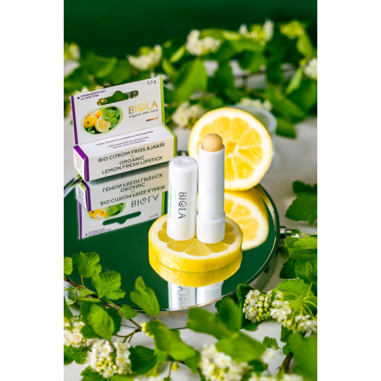 Organic Lemon Fresh Lipstick - 5,3 g