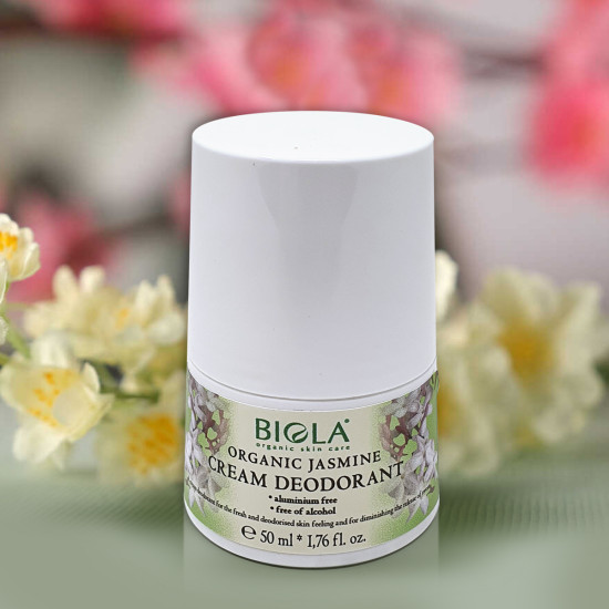 Organic Jasmine  Cream  Deodorant (Dermatologically Tested) - 50 ml