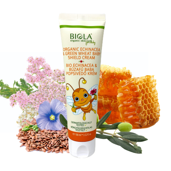 Organic Echinacea & Greenwheat Baby Shield Cream (Dermatologically Tested) - 100 ml
