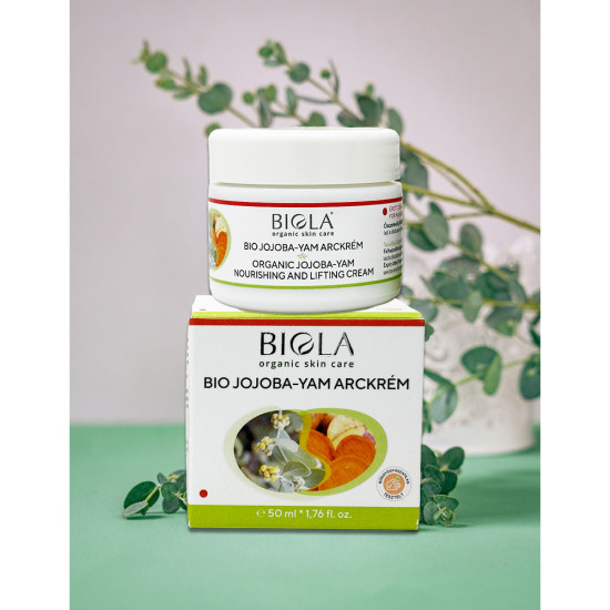 Organic Jojoba-Yam Nourishing and Lifting Cream (dermatologically tested) - 50 ml