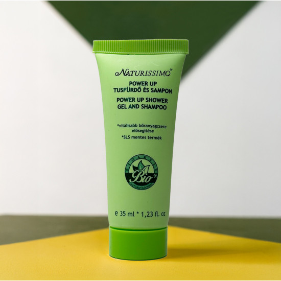 POWER UP SHOWER GEL AND SHAMPOO - 35 ml