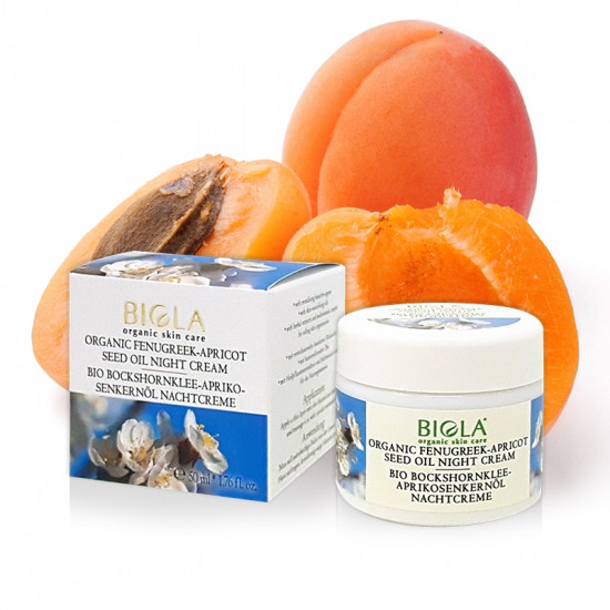 Organic FenugreekApricot Seed Oil Night Cream 50 ml
