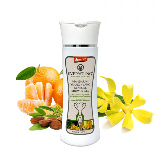 Mandarine-Ylang-Ylang Sensual Shower Gel (66%+ Demeter) - 150 ml