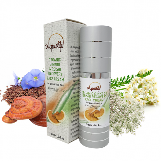 Organic Ginkgo & Reishi Recovery Face Cream (Dermatologically Tested) - 30 ml