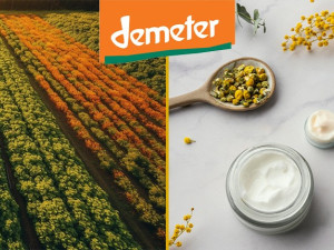 Skin renewal/rejuvenation and youthfully tight skin with the help from Demeter certified products