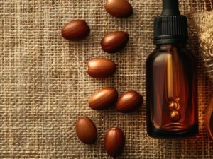 Hyaluronic acid and argan oil anti-aging face care